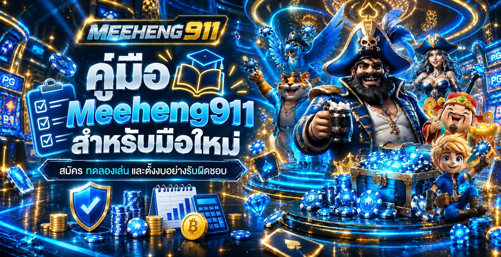 Meeheng911 คู่มือสมัคร ทดลองเล่น และตั้งงบ